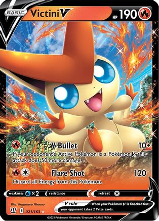 Victini V (21)/163 Ultra Rare Holofoil