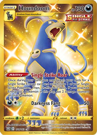 Houndoom (Secret) (179)/163 Secret Rare Holofoil (Cabinet-NM)