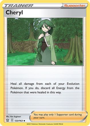 Cheryl (123)/163 Uncommon Reverse Holofoil