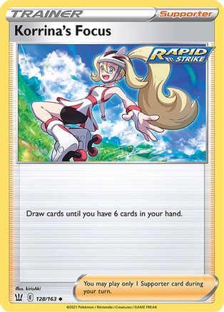 Korrina's Focus (128)/163 Uncommon Reverse Holofoil