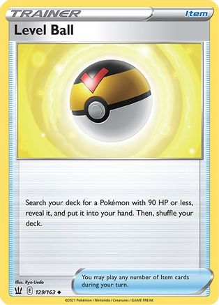 Level Ball (129)/163 Uncommon Reverse Holofoil