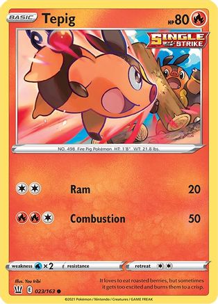 Tepig (23)/163 Common Reverse Holofoil