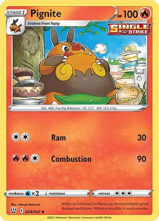 Pignite (24)/163 Uncommon Reverse Holofoil