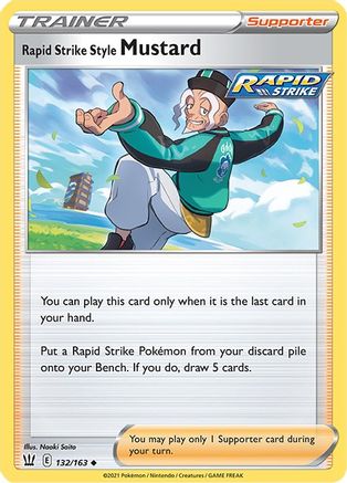 Rapid Strike Style Mustard (132)/163 Uncommon
