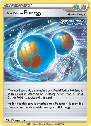 Rapid Strike Energy (140)/163 Uncommon Reverse Holofoil