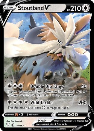 Stoutland V (117)/163 Ultra Rare Holofoil