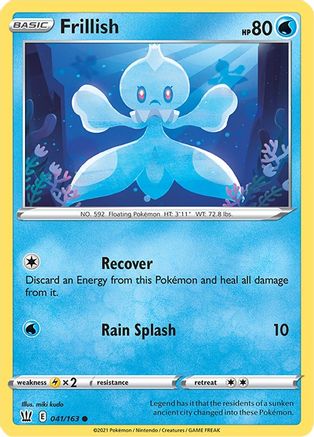 Frillish (41)/163 Common Reverse Holofoil