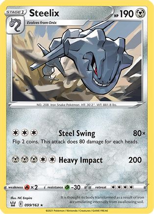 Steelix (99)/163 Holo Rare Holofoil