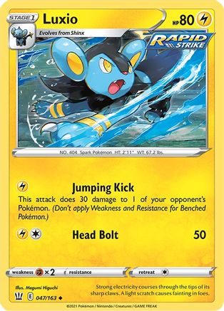 Luxio (47)/163 Uncommon Reverse Holofoil