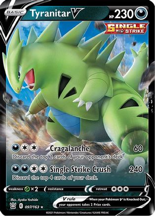 Tyranitar V (97)/163 Ultra Rare Holofoil