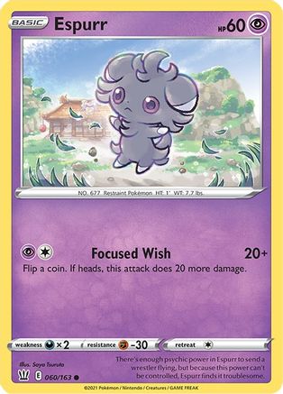 Espurr (60)/163 Common Reverse Holofoil