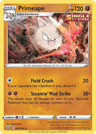 Primeape (67)/163 Rare