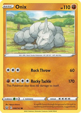 Onix (68)/163 Common Reverse Holofoil