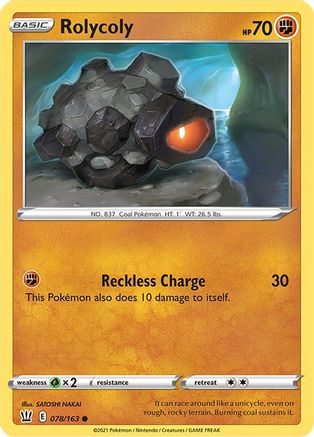 Rolycoly (78)/163 Common Reverse Holofoil