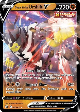 Single Strike Urshifu V (85)/163 Ultra Rare Holofoil