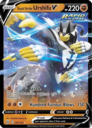 Rapid Strike Urshifu V (87)/163 Ultra Rare Holofoil