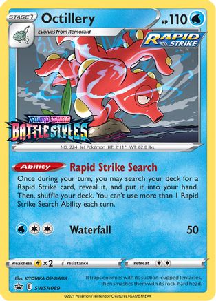 Octillery - SWSH089 (Prerelease) (SWSH089)/307 Promo Holofoil