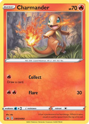 Charmander - SWSH092 (SWSH092)/307 Promo Holofoil