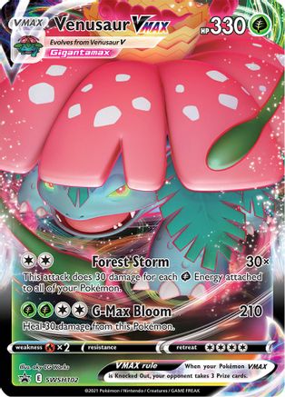 Venusaur VMAX - SWSH102 (SWSH102)/307 Promo Holofoil