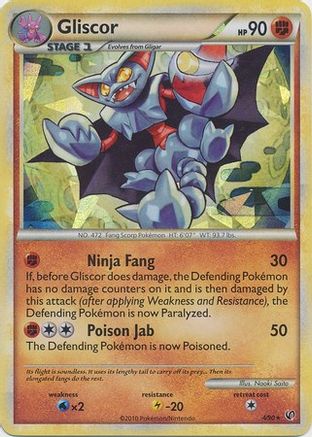 Gliscor - 4/90 (Cracked Ice Holo) (4) Promo Holofoil