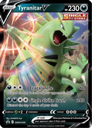 Tyranitar V - SWSH109 (SWSH109)/307 Promo Holofoil