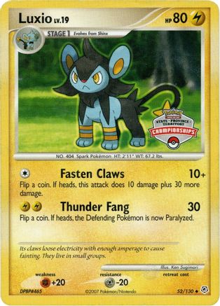 Luxio - 52/130 (State Championship Promo) (52) Promo