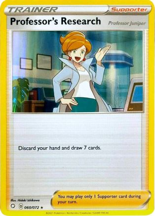 Professor's Research - 060/072 (Holofoil) (60) Holo Rare Holofoil