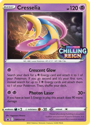 Cresselia - SWSH114 (Prerelease) (SWSH114)/307 Promo Holofoil