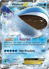 Wailord EX #38 Pokemon Primal Clash