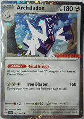 Archaludon sealed GameStop stamped- 107/142 (107) Rare Holofoil (Cabinet)