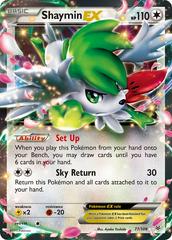 Shaymin EX #77 Pokemon Roaring Skies