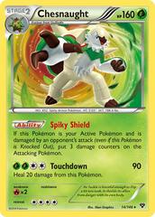 Chesnaught #14 Pokemon XY
