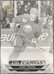 Pierre Turgeon [Black] #C389 2024 Upper Deck Canvas