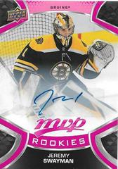 Jeremy Swayman [Autograph Magenta] #235 (cabinet-NM)