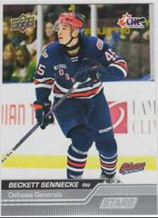 Beckett Sennecke [Stars] #345 2023 Upper Deck CHL (cabinet-NM)