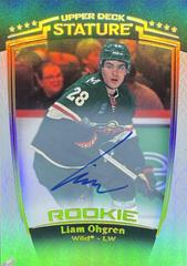 Liam Ohgren [Autograph] #48 2024 Upper Deck Stature (cabinet)