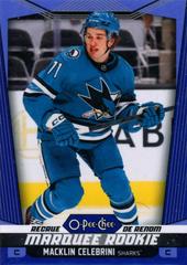 Macklin Celebrini [Blue Border] #545 2024 O-Pee-Chee (Cabinet-NM)