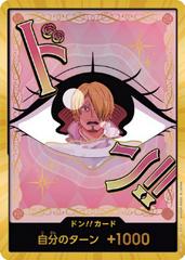 DON!! Card Gold Charlotte Pudding One Piece Japanese Premium Booster 2 Near Mint
