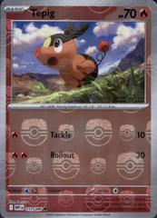 Tepig (Master Ball Pattern) (11) Common Holofoil