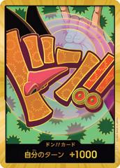 DON!! Card Gold Foxy One Piece Japanese Premium Booster 2 Near Mint