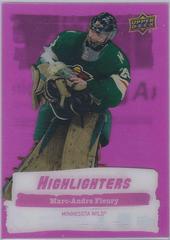 Marc Andre Fleury [Purple] #HL-14 2022 Upper Deck Highlighters (cabinet-NM)