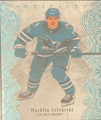 Macklin Celebrini [Sky Blue] #42 2025 Upper Deck Artifacts (Cabinet)