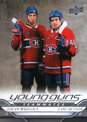 Lane Hutson/Logan Mailloux Young Guns Teamates #497 (cabinet-NM)