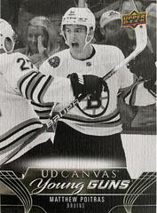 Matthew Poitras [Black White] #C236 2023 Upper Deck UD Canvas (cabinet)
