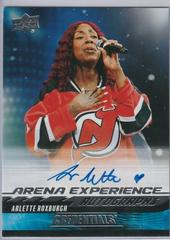 Arlette Roxburgh Arena Experience Autographs Credentials #ae-ar (cabinet)