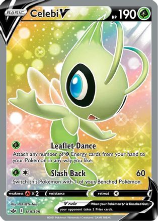 Celebi V (Full Art) (160)/198 Ultra Rare Holofoil
