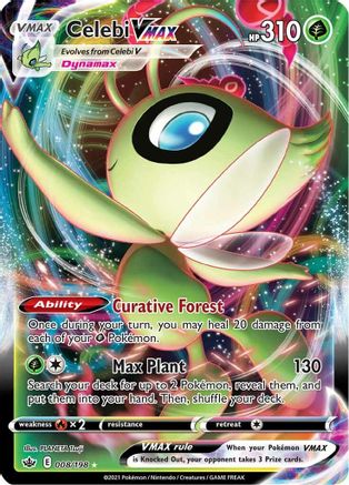 Celebi VMAX (8)/198 Ultra Rare Holofoil