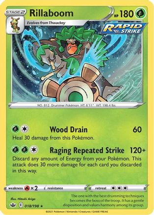 Rillaboom (18)/198 Holo Rare Holofoil