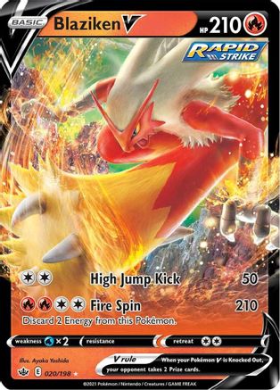 Blaziken V (20)/198 Ultra Rare Holofoil