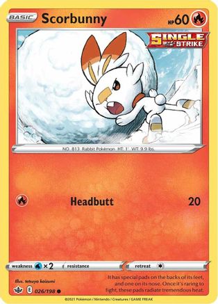 Scorbunny (26)/198 Common Reverse Holofoil